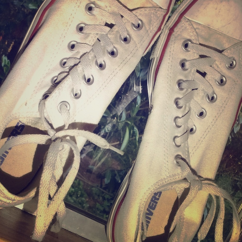 Used White Converses